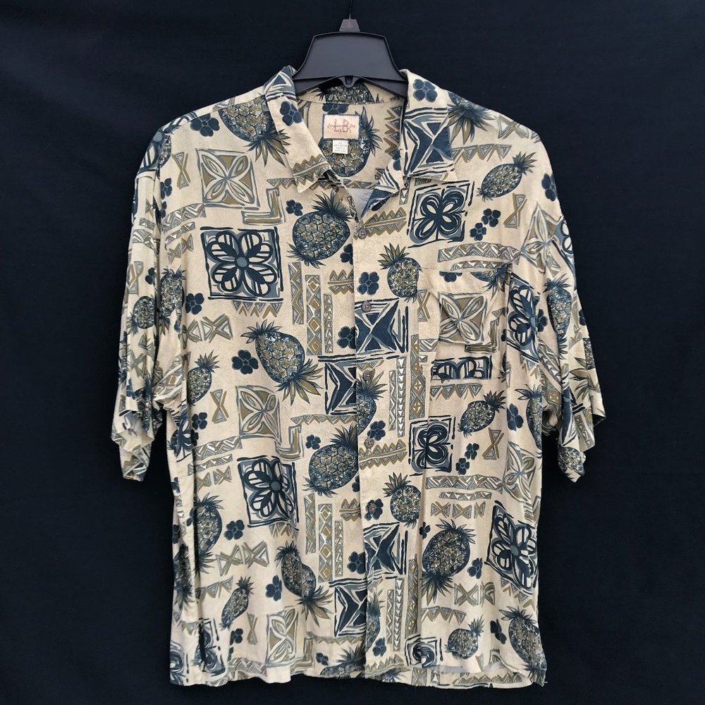 Rayon Linguine & Bob Hawaiian Shirt XL